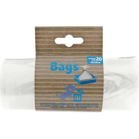 Sacchetti per la lettiera dei gatti con profumo alla lavanda 49x38cm