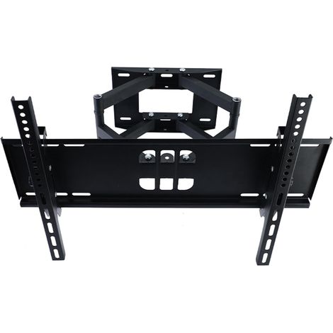 AIDUCHO Support Tv Mural Support Tv Universel Support Tv Suspension Télescopique À Double Bras Angle D'inclinaison Réglable (Noir 32-70 Pouces) (1/5)