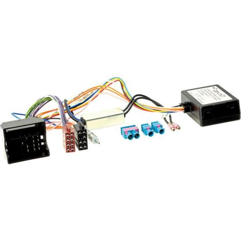 Adaptateur ISO compatible avec Audi VW Seat Skoda Ap contact Canbus et Booster Antenne