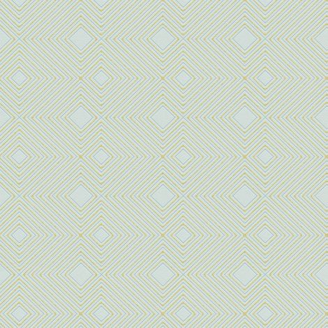Papier peint géométrique moderne pour salon | Papier peint vert clair avec losange | Tapisserie verte motif losange pour couloir - 10,05 x 0,53 m (1/5)
