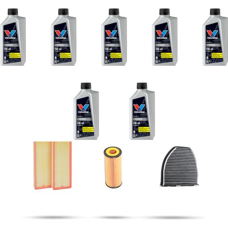 Kit tagliando 3 FILTRI e 7L OLIO compatibile con Mercedes GLK (X204) 280 170kw Dal 2008 (1/5)