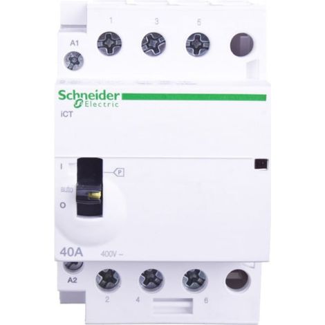 Contattore modulare 40A 3Z 0R 230V AC iCT A9C21843