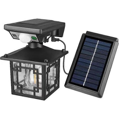 Wasserdichte Solar-Außenwandleuchten mit Bewegungsmelder und 3 Beleuchtungsmodi (JD-1579A) (1/5)