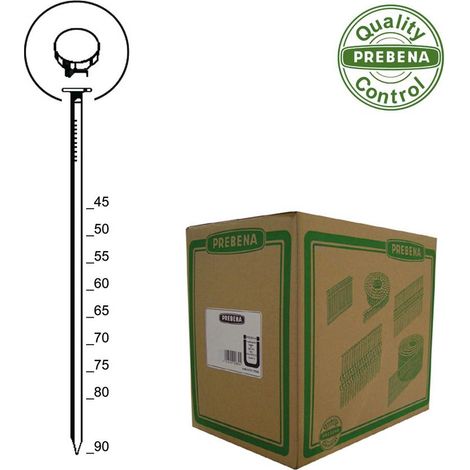 Prebena CNW28/65BK Coilnägel Typ CNW Produktabmessung, Länge 65 mm 6000 St. (1/3)