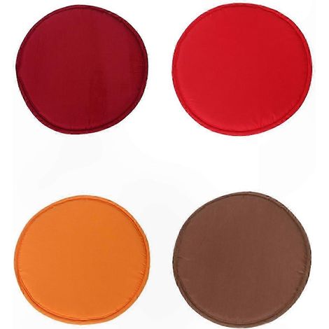 Coussin de siège portable pour camping, lot de 4 tapis ronds légers, idéal randonnée, pique-nique et activités extérieures. (1/5)