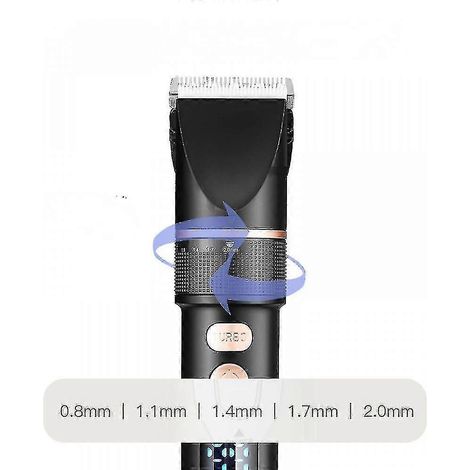 Tondeuse à cheveux sans fil, tondeuse à barbe, rasoir pour homme, tondeuse corporelle, tondeuse de précision, étanche (1/2)