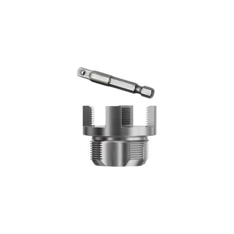 Outil d'ouverture de filetage pour tuyaux d'eau de 1 pouce (DN25), filetage interne et externe, pour perceuse électrique. (1/5)