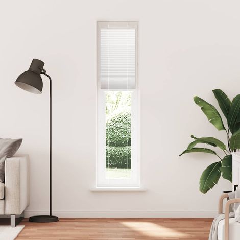 Maison Exclusive - Store plissé blanc 50x200 cm largeur du tissu 49,4 cm polyester