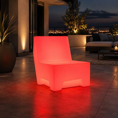 Asiento Luminoso LED RGBW - XL - 16W - Recargable