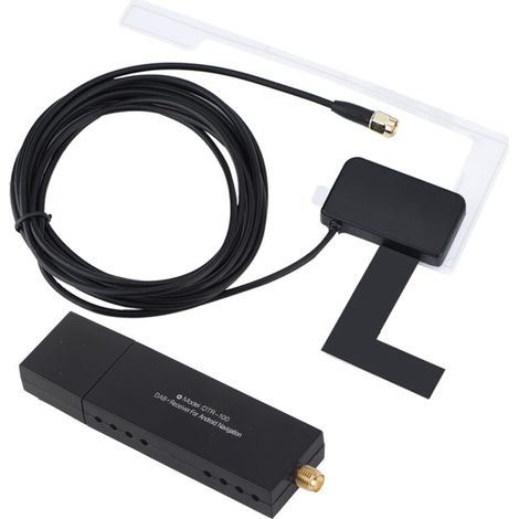Antenne Radio Numérique DAB/DAB+ USB pour Voiture, Compatible Android (1/5)
