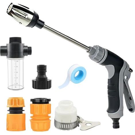 Nettoyeur haute pression, pulvérisateur rotatif de tuyau d'arrosage de 36,5 cm, buse d'eau professionnelle haute pression pour nettoyage extérieur, lavage de voiture, garage, salle de bain, outils (1/5)
