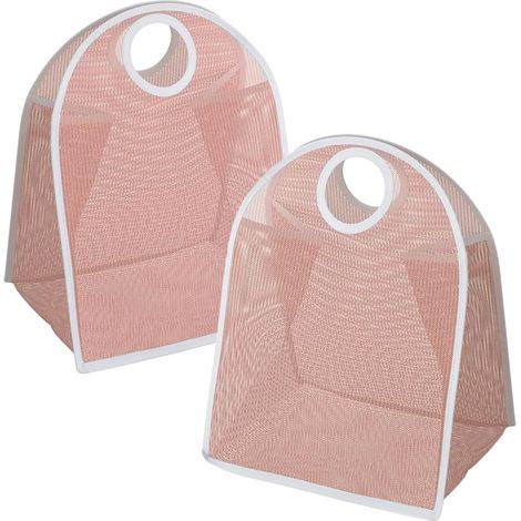 Cesto de ropa sucia, bolsa de lavandería plegable de nailon, cesto de ropa sucia, cesto de ropa sucia portátil (paquete de 2)