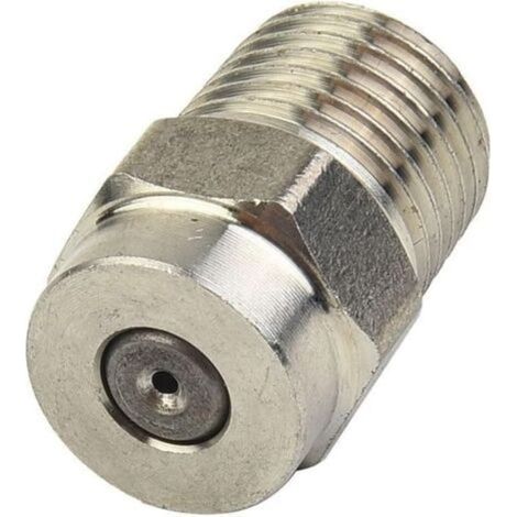 Pressure washer replacement nozzle designed for water broom and undercarriage cleaner with stainless steel construction and 4000 PSI (0°) rating (1/5)