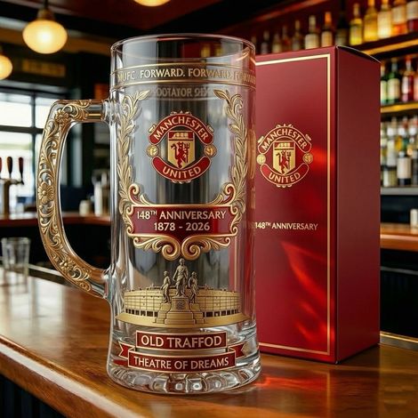 Neuer Bierkrug im Stil der alten Welt: Liverpool Manchester City - Manchester United -