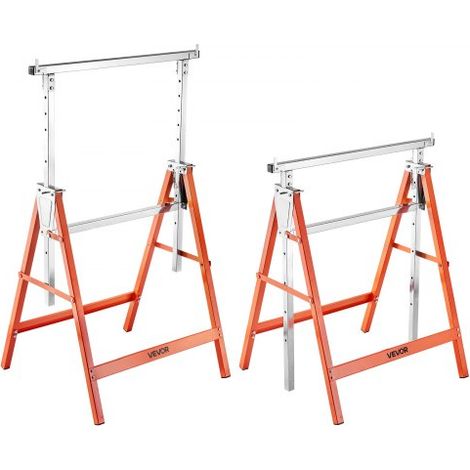 Chevalet de Sciage - Lot de 2 - Tréteau de Sciage Pliable (1/5)