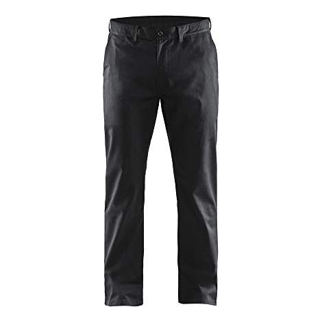 Pantaloni da lavoro chino stretch 2D 1465 - Nero M - IT(42) - ES(C48) - Corti (1/3)