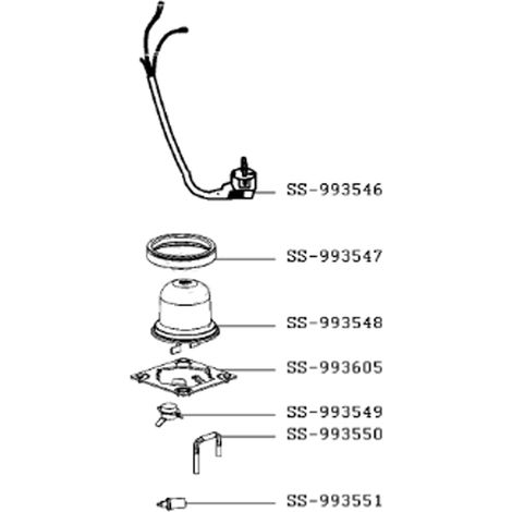 Ersatzteil - Sicherung (Kennzeichnung SS-993550) - - SEB, MOULINEX