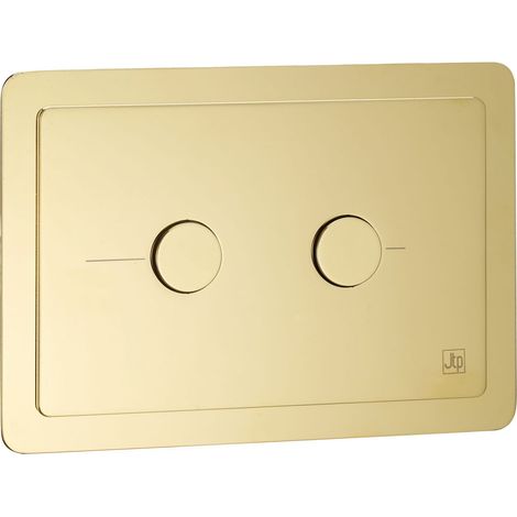 JTP Grosvenor Metal Pneumatic Flush Plate - Polished Gold (1/3)