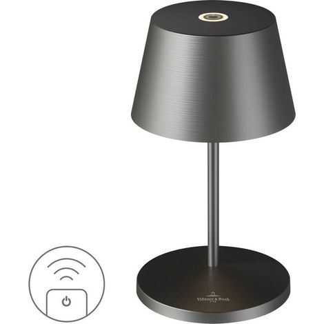 Luminaire extérieur Villeroy & Boch Seoul RC aluminium anthracite Ø 11 cm lumière chaude IP65 réf. 97210 (1/3)