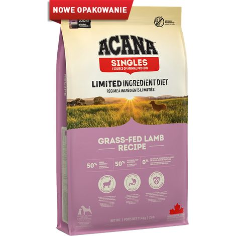 Agneau ACANA nourri à l'herbe 11,4 kg (1/3)