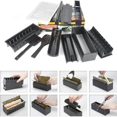 TE Sushi-Set Reisform-Set für Sushi-Rollen, 10-teilig - TENHP0220A0341 (1/4)