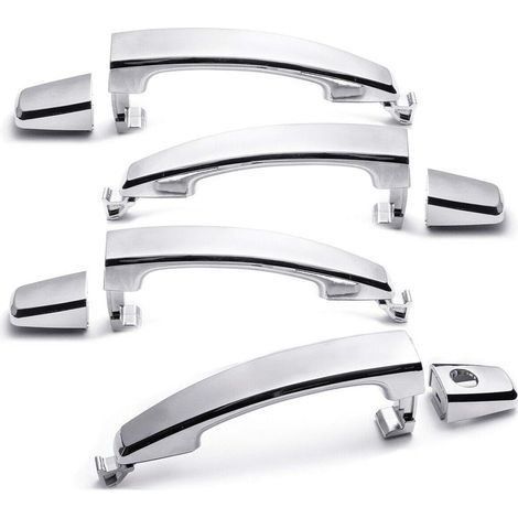 4-Piece Set ABS Exterior Door Handle Covers for Captiva Sport/Aveo/Vue 96468254 96468266 96468267