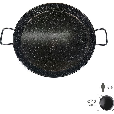 Emaillierte valencianische Paellera 9 Personen/40 cm