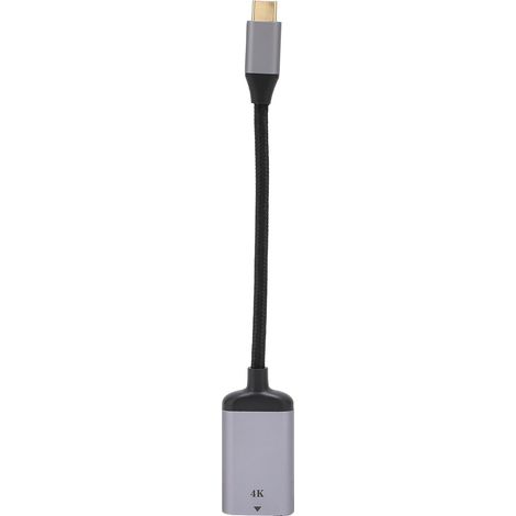 Adaptateur USB-C vers HDMI, Convertisseur Vidéo 4K 60Hz pour PC Portable, Compatible MacBook et Windows, Câble Type-C Mâle HDMI Femelle
