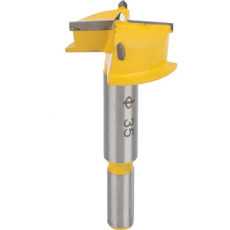 Fraise à bois carbure 35mm pour perçage positionnement, fraise à défoncer, accessoire outillage bois (1/5)