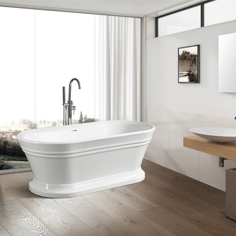 Freistehende Badewanne SEATTLE 150 cm (1/5)