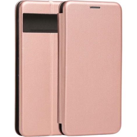 Funda magnética Beline Book para Google Pixel 7 Pro, color oro rosa.