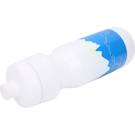 750-ml-Wasserflasche für Mountainbiker, mit weißem Deckel, ideal für Outdoor-Aktivitäten. (1/5)