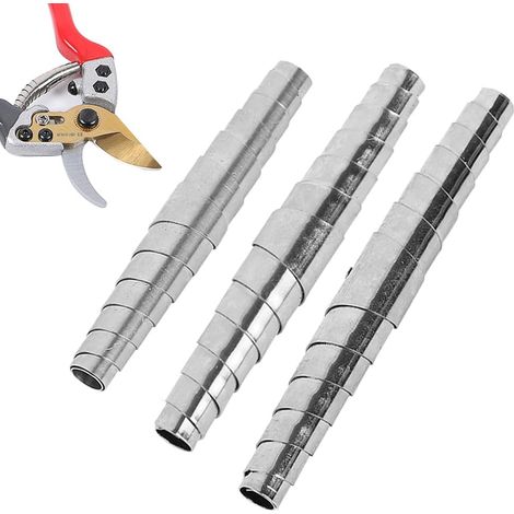 Set of 6 Replacement Spring Pruning Shears, 6 cm, 7 cm, 8 cm Standard Accessories Heavy Duty Stainless Steel Coil Spring for Bypass Mower Improve Cutting Performance (1/5)