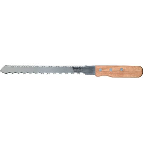 kwb Misuratore isolante 015920 (lama di taglio doppio inossidabile, 270mm, rettifica a onda e taglio della sega, maniglia in legno reale), 270 mm