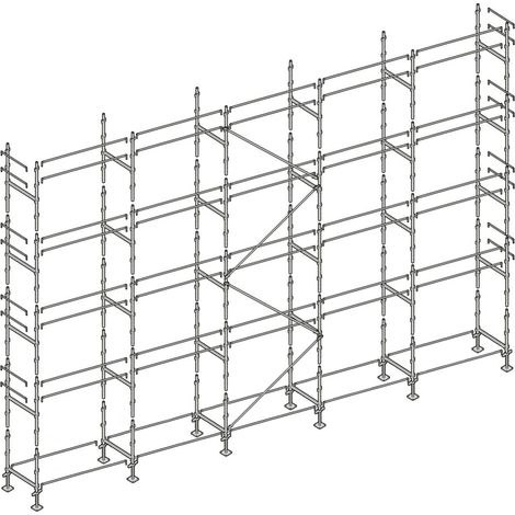 Échafaudage Altrad Façadier 160 m²