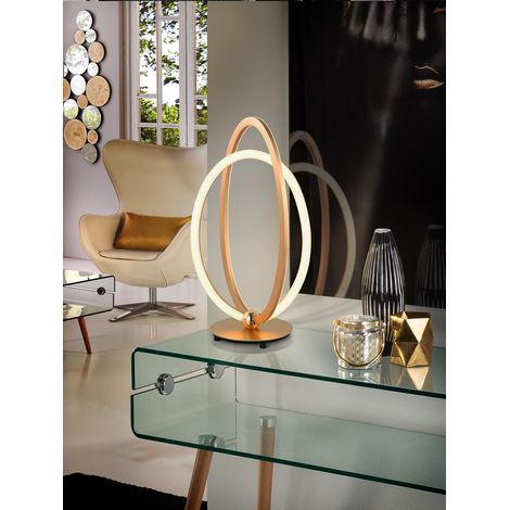 SOBREMESA LED OCELLIS ORO ROSA (1/4)