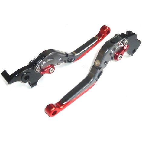Aplicable a KTM RC200 2014 - 2016 MANETAS DE FRENO Y EMBRAGUE PLEGABLES GRISES PARA CARRETERA Y PISTA TS373() (1/5)