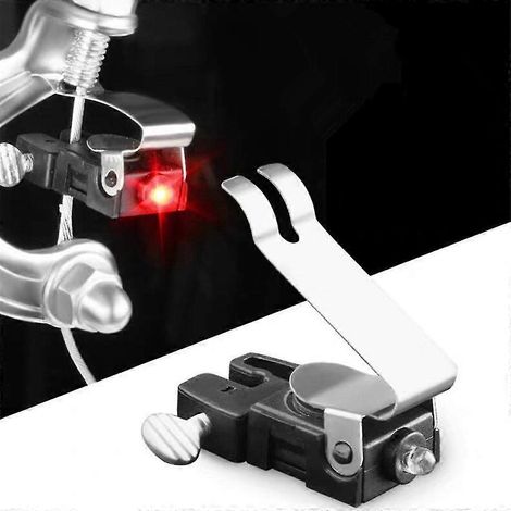 Mini-Bremslichthalterung für Fahrräder, Rücklicht, LED-Rücklicht mit hoher Helligkeit, Fahrrad-Rücklichthalterung () (1/4)