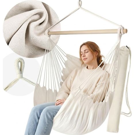 GoGarden Hängender Gartenschaukelstuhl Cocoon Brazilian Swing Chair zum Vatertag (1/5)