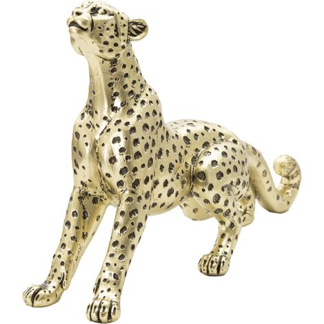 Statuette Design en Résine "Léopard" 33cm Or (1/5)