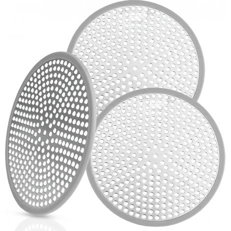 Attrape Cheveux Douche Filtre Baignoire mm Grille Anti 3 Pièces 120 (1/5)