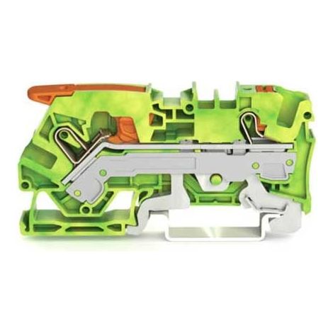WAGO TOPJOB®S BORNE DE PASSAGE À LEVIER 2 FILS 16MM² VERT/JAUNE - 2116-5207