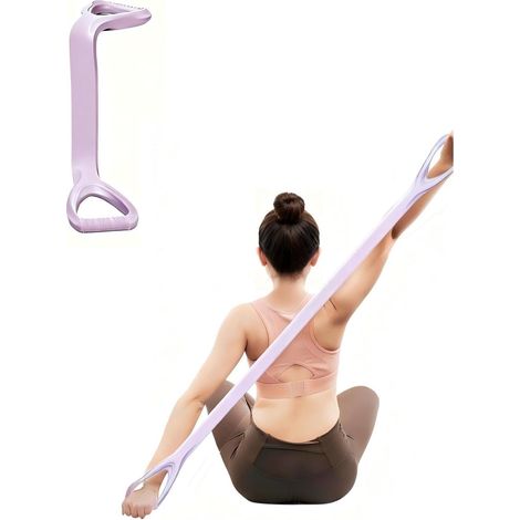 Bande de résistance avec poignées pour le fitness - bande d'étirement des bras et des épaules, unisexe (1/5)