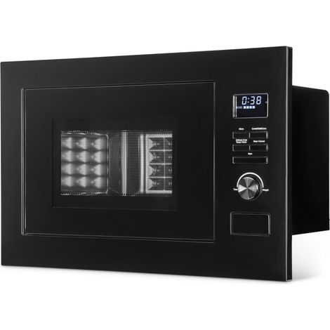 Micro-ondes encastrable 25L 900W avec grill 1300W – 5 niveaux de puissance – Convection 2300W – MWG3001HEBNOIR – Bomann (1/5)