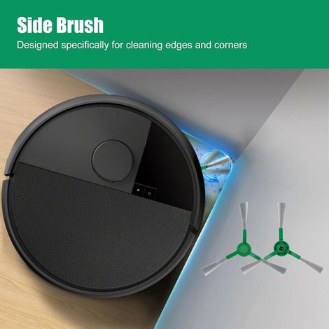 Farbset: siehe Foto. Material: Kunststoff. Kompatibel mit dem iRobot Roomba Max 705 Saugroboter.