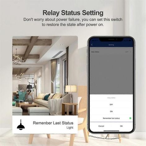 WIFI Smart Switch 30A High Power App Remote Home Automation Socket (1/5)