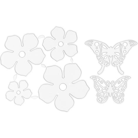 Einfache, praktische, robuste, langlebige, dünne und handliche Ausschnitte für Scrapbook-Notizbücher, vielseitig einsetzbar für die Kartenherstellung. (1/5)