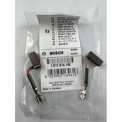 Juego escobillas para martillo GBH36V-LI, GBH36VF-LI BOSCH 1617014142