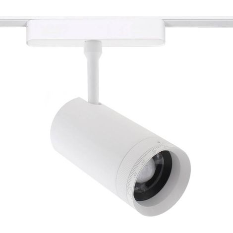 Foco carril SPOT SLIM 48V, 18W, 10-55º ajustable, blanco, Blanco cálido (1/4)