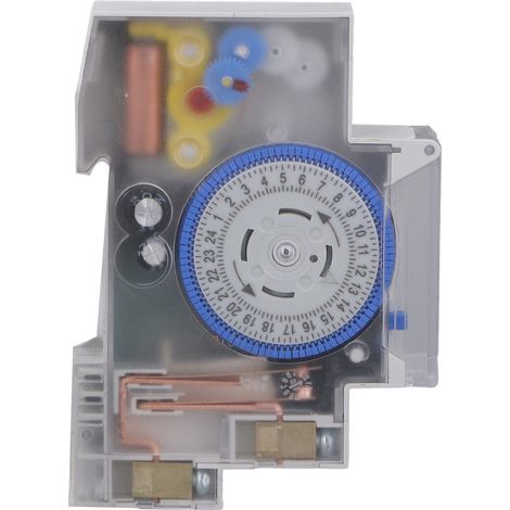 Minuterie mécanique, interrupteur de contrôle du temps, contrôleur de synchronisation 220-240V pour usage industriel (1/5)